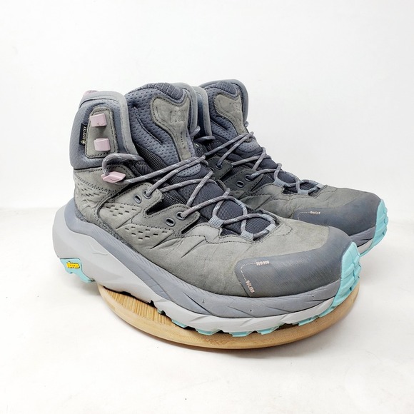 Hoka One One Kaha 2 GTX Boots Womens 9 Trail Waterproof High Top Comfort Sneaker - Picture 6 of 14